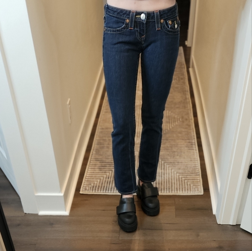 True Religion Bootcut Jeans w/ Flap Pockets - SIZE 26 - Picture 2 of 16